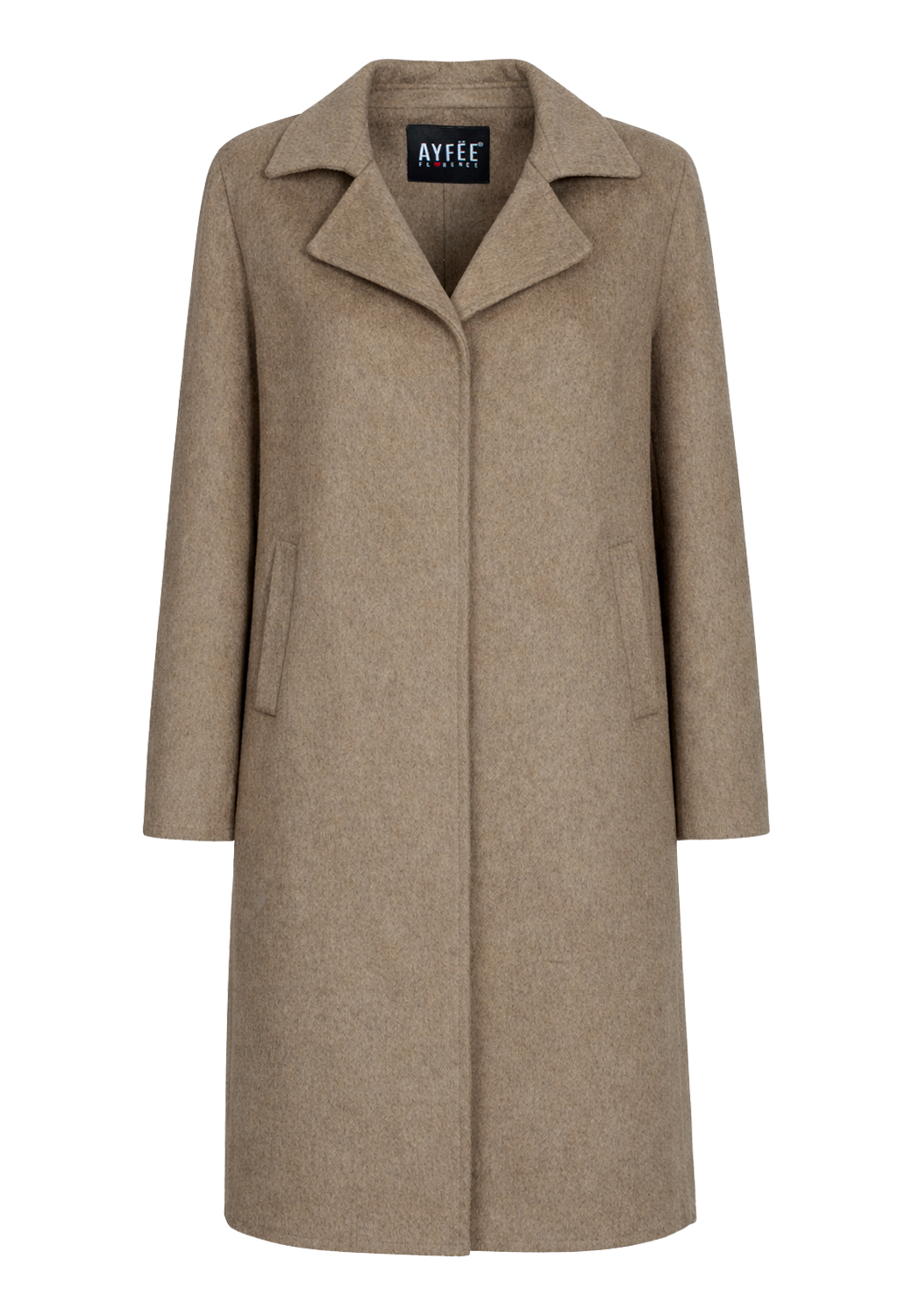 CAPPOTTO COLLAR DRITTO,4 TG,50%WO 50%PL,MADE IN PRC                    